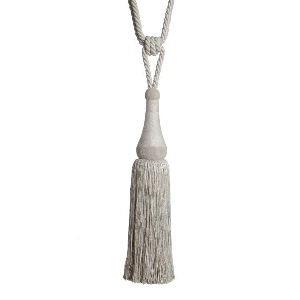 La Terre Single Tassel Tieback - Sea Mist