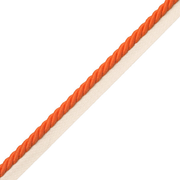 3/8" Saisons Cord with Tape - Tangelo