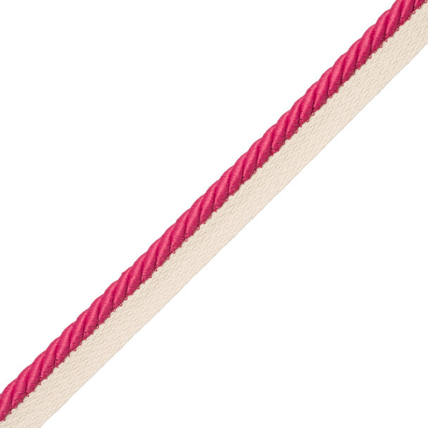 3/8" Saisons Cord with Tape - Azalea