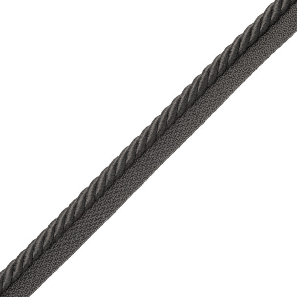 3/8" Saisons Cord with Tape - Charcoal