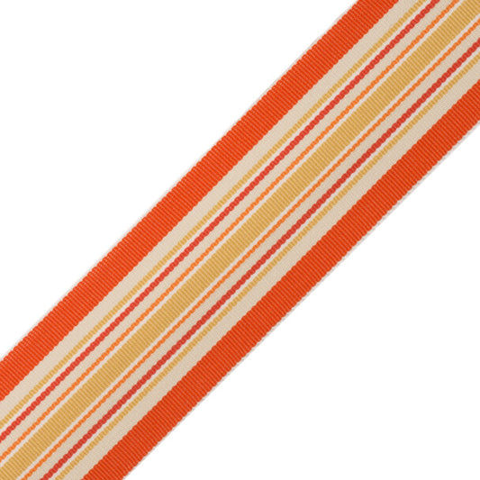 Saisons Stripe Border - Tangelo