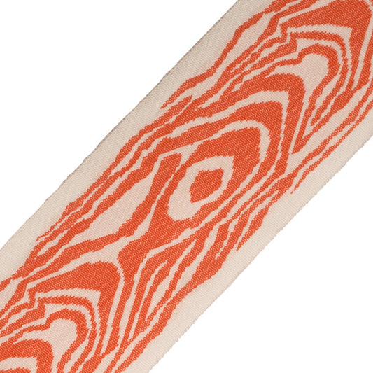 Saisons Faux Bois Border - Tangelo