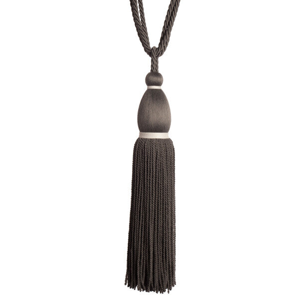 Saisons Tassel Tieback - Charcoal