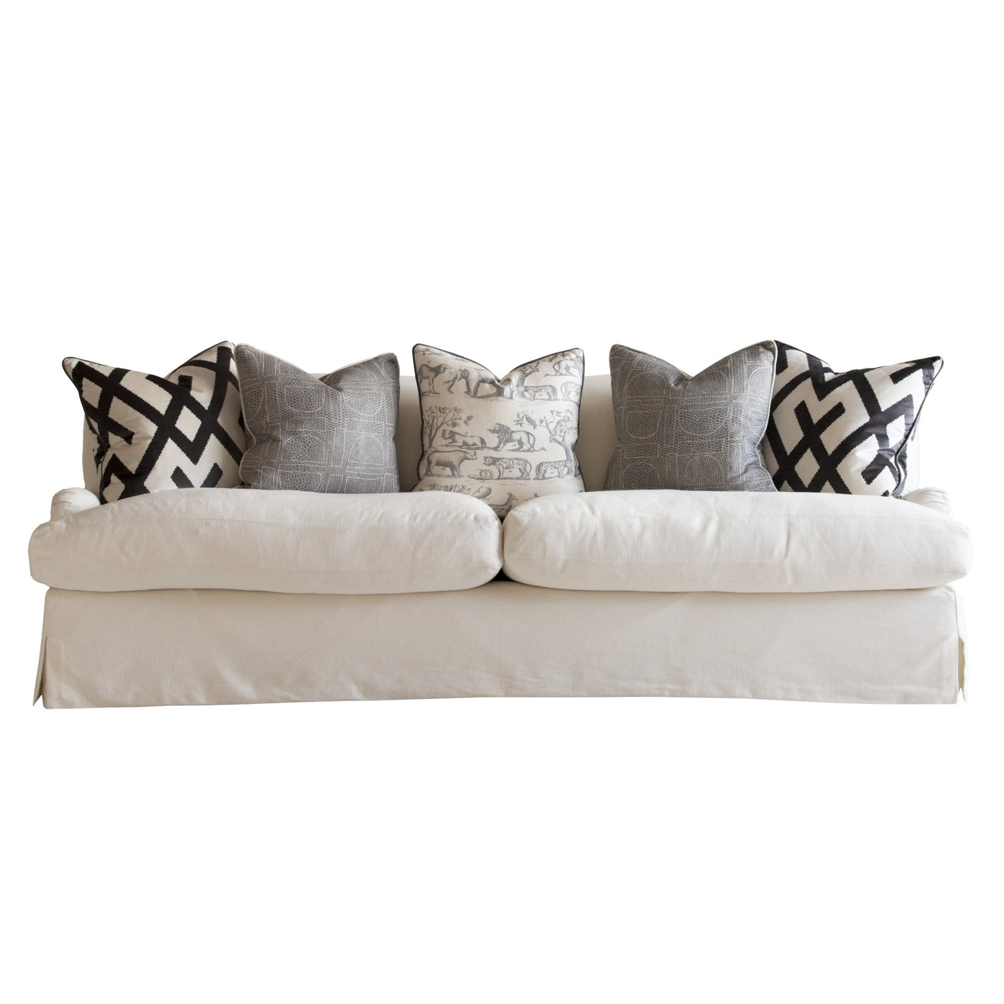 Andrew Martin | Lady May Sofa, House Linen White