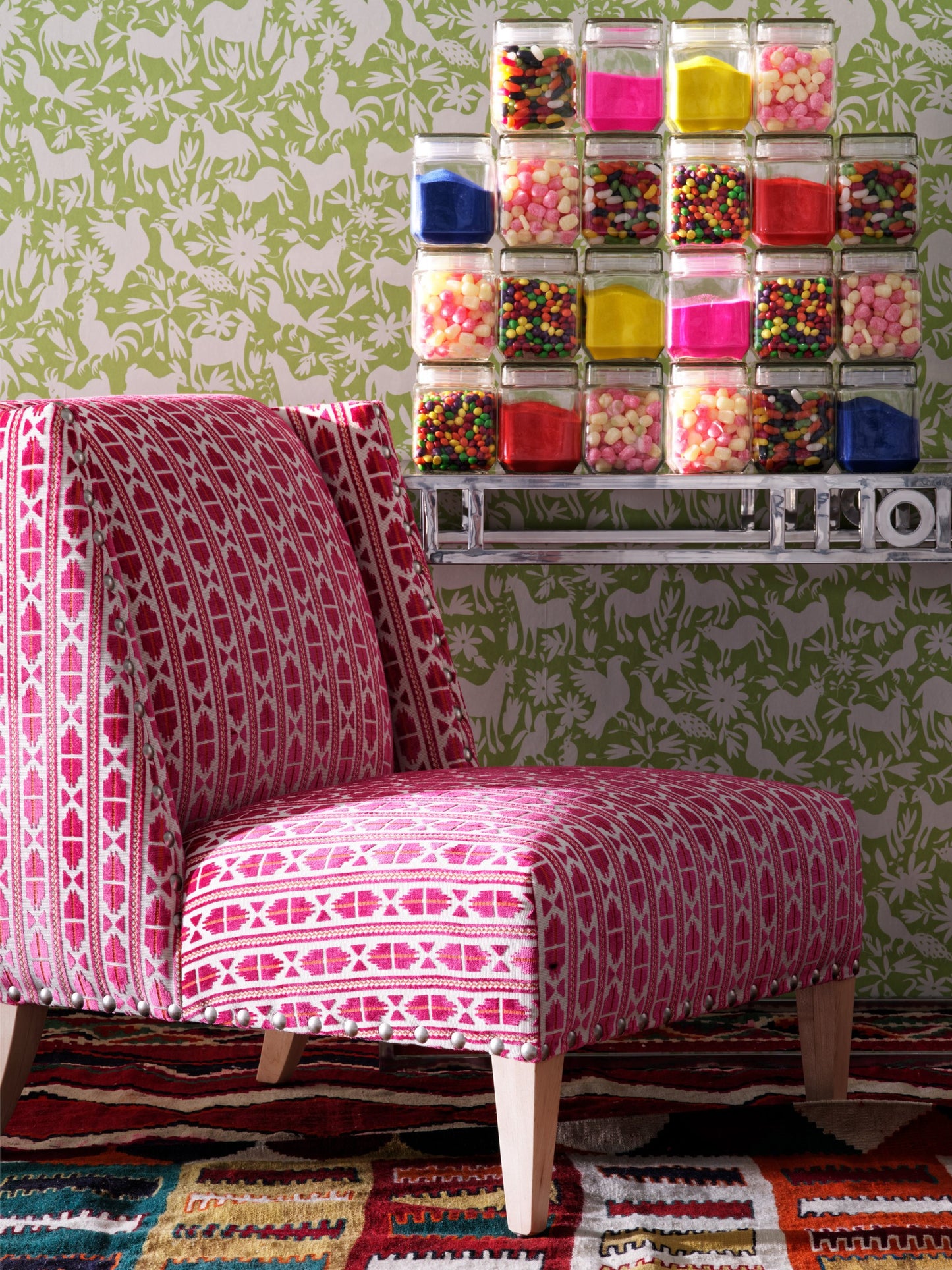 Andrew Martin Triton Chair in Pelican Paraiso
