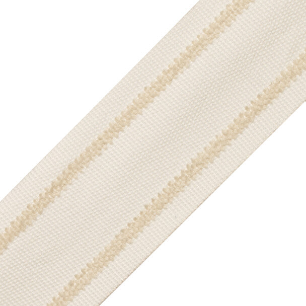 Nantucket Strie Border - Creme