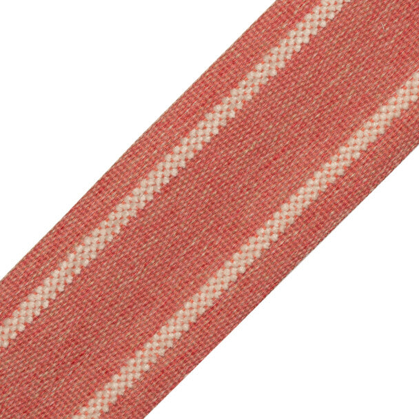 Nantucket Strie Border - Rhubarb