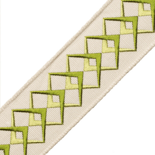 Heko Embroidered Border - Bamboo