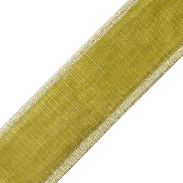Sloane Velvet Border - Lemongrass