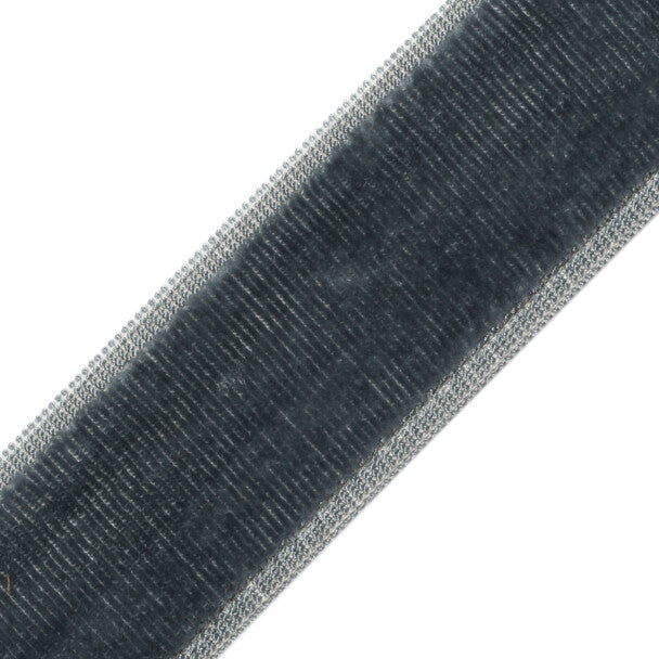 Sloane Velvet Border - Marengo