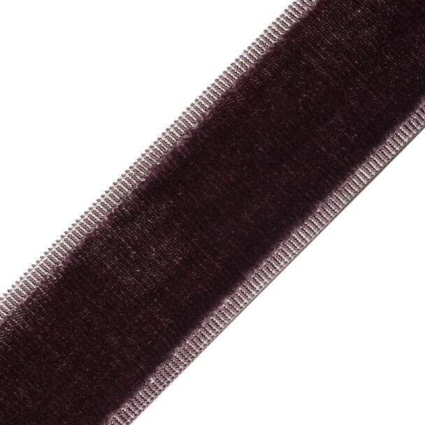 Sloane Velvet Border - Amethyst