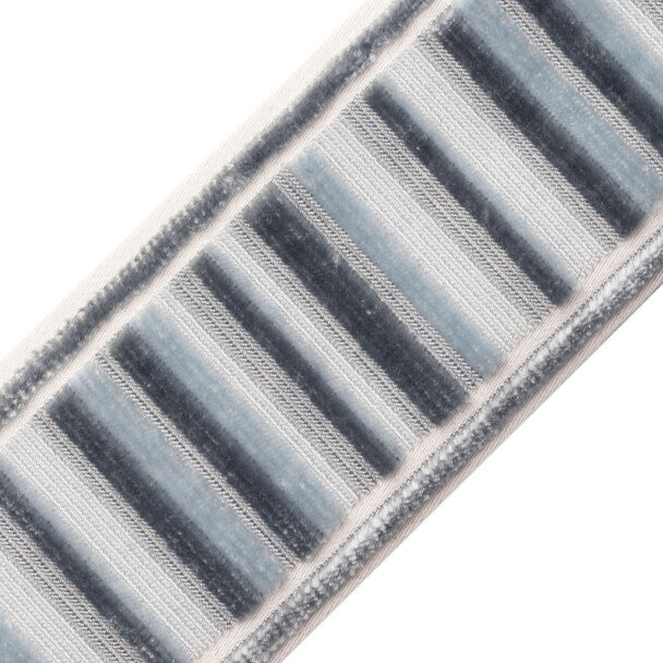 Sloane Ribbed Border - Cadet