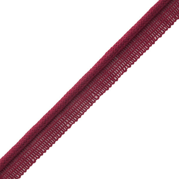 Flanders Cord with Tape - Cerise