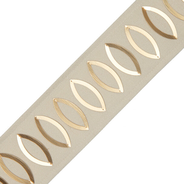 Orbit Border - White Gold