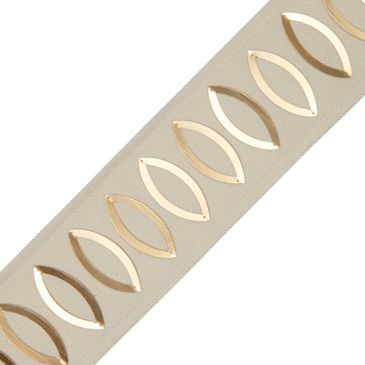 Orbit Border - White Gold