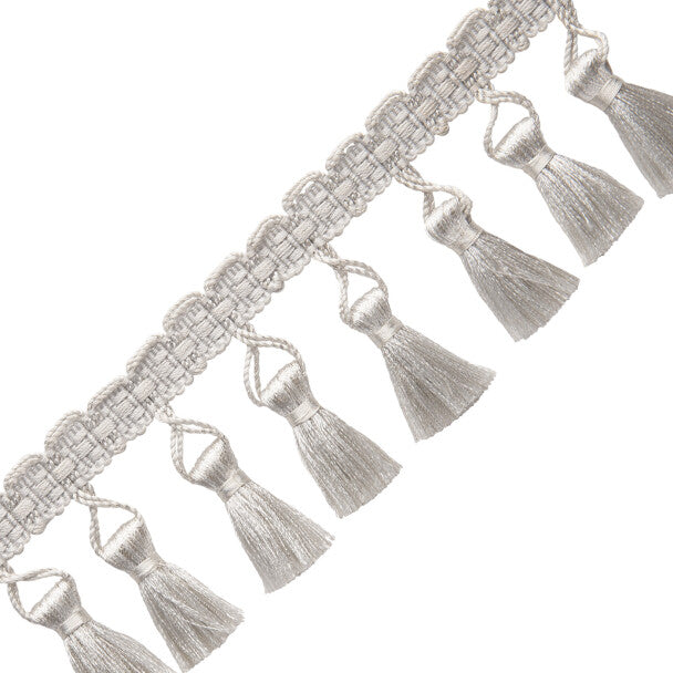 Oberon Tassel Fringe - Platinum