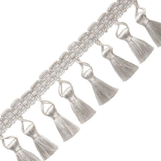 Oberon Tassel Fringe - Platinum