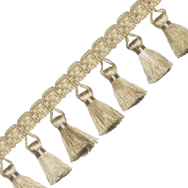 Oberon Tassel Fringe - White Gold