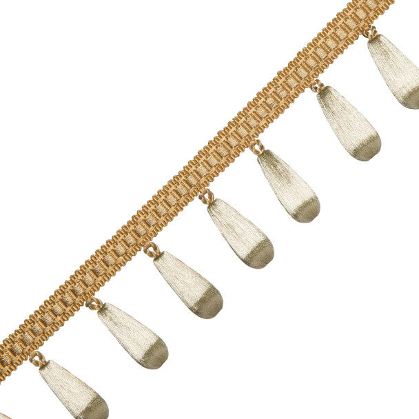 Oberon Teardrop Fringe - Goldleaf