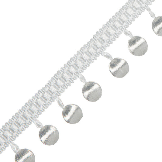 Oberon Beaded Fringe - Platinum