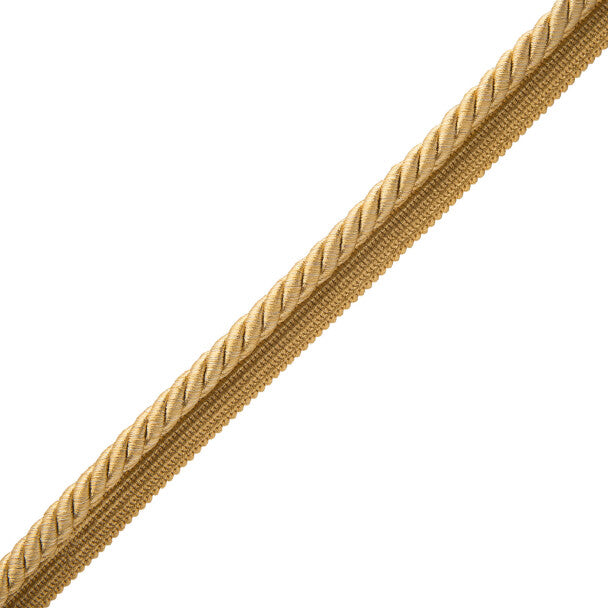 3/8" Oberon Twisted Cord with Tape - Goldleaf