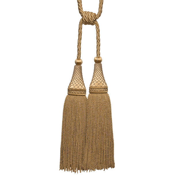 Oberon Double Tassel Tieback - Goldleaf