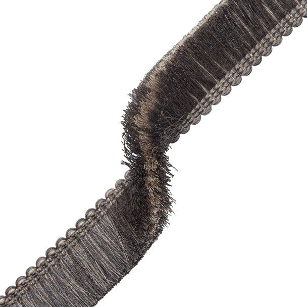 Inca Brush Fringe - Charcoal
