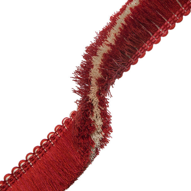 Inca Brush Fringe - Vermillion