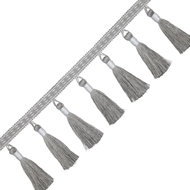 Inca Tassel Fringe - Fog
