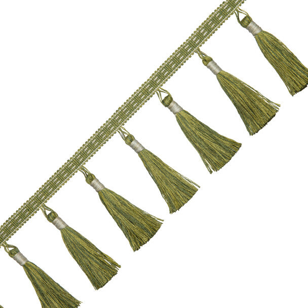 Inca Tassel Fringe - Avocado