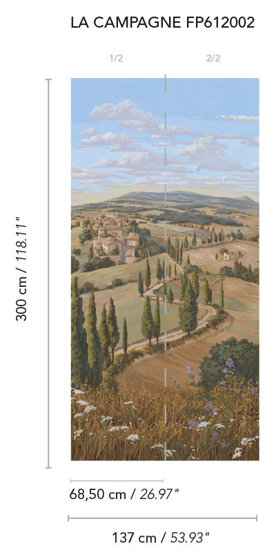 Pierre Frey Voyage En Toscane La Campagne — scenography