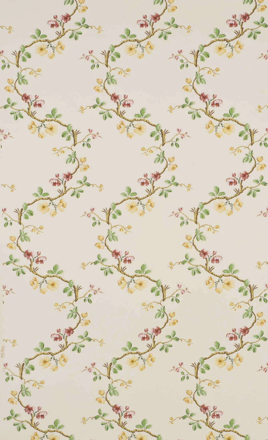 Pierre Frey Wallpaper Sans Papillons - Corail