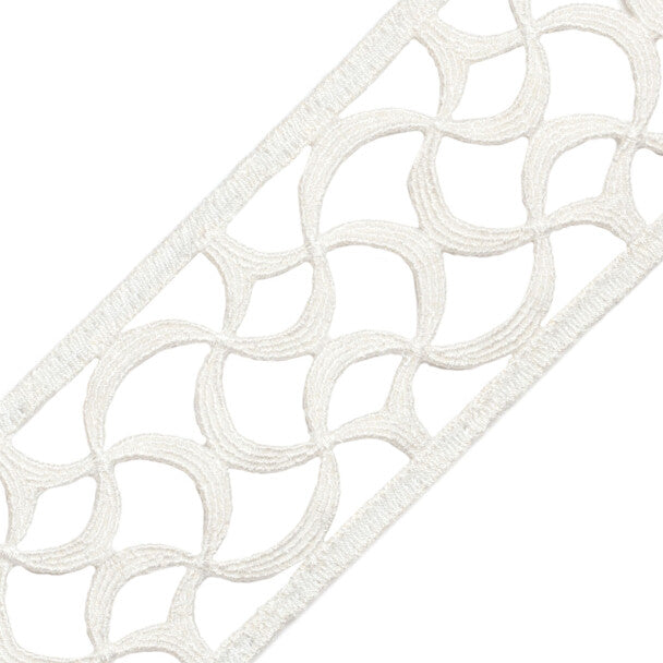 Aubree Lace Border - Alabaster