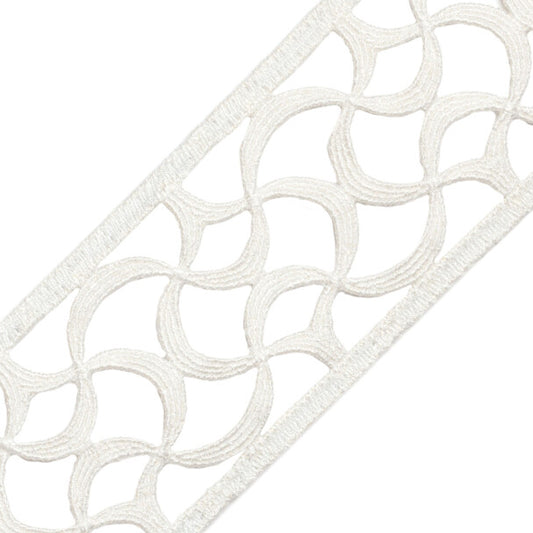 Aubree Lace Border - Alabaster