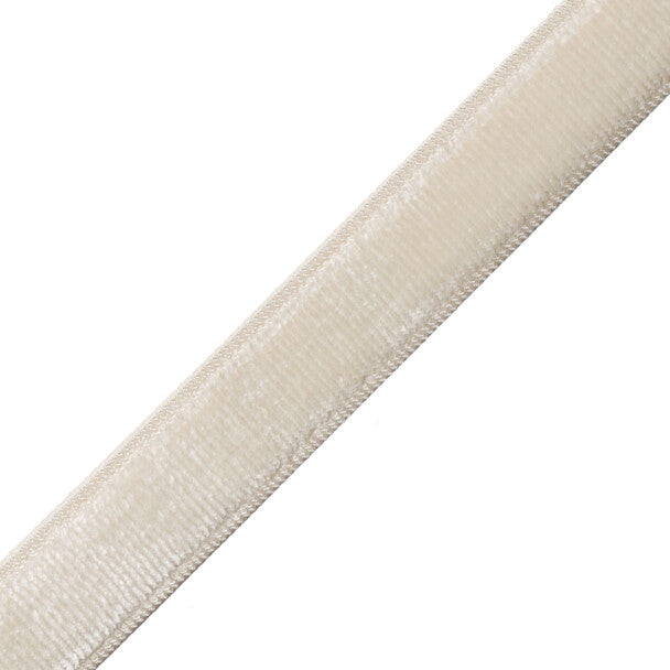 Sloane 1" Velvet Border - Alabaster