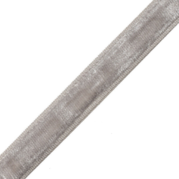 Sloane 1" Velvet Border - Fog