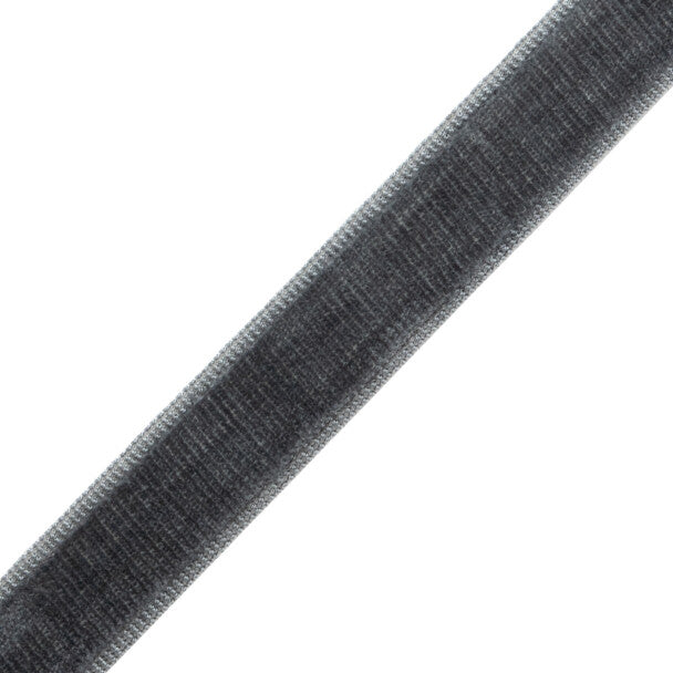 Sloane 1" Velvet Border - Graphite