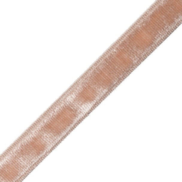 Sloane 1" Velvet Border - Blush