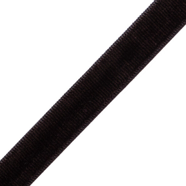 Sloane 1" Velvet Border - Onyx