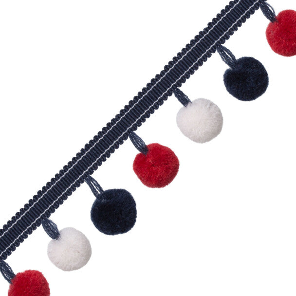 Cirque Pom Pom Fringe - Nautical