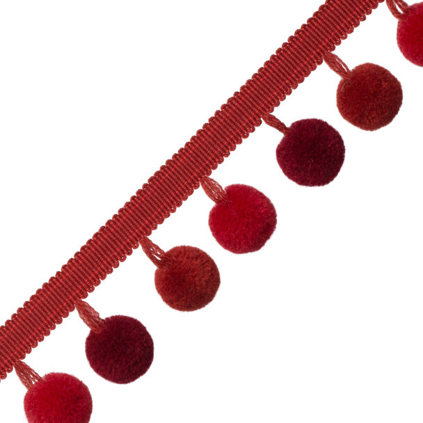 Cirque Pom Pom Fringe - Cherry