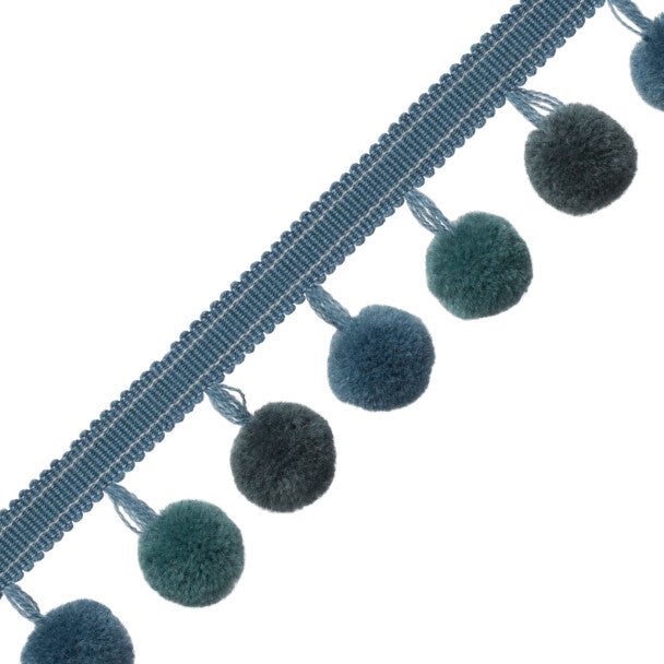 Cirque Pom Pom Fringe - Peacock
