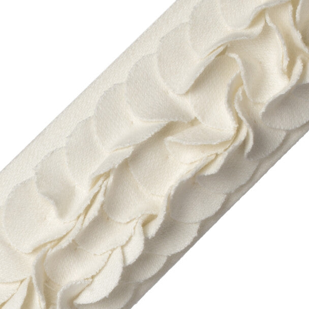 Talia Appliqué Border - Alabaster