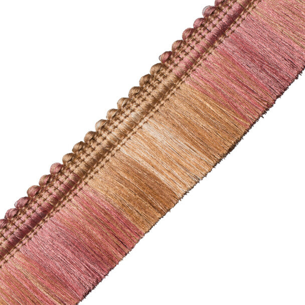 Carolina Ombré Brush Fringe - Rosewater