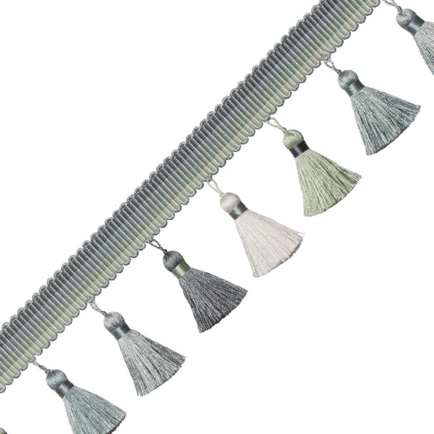 Carolina Ombré Tassel Fringe - Robin's Egg