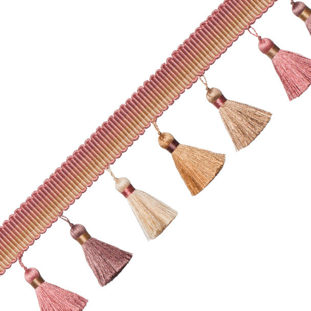 Carolina Ombré Tassel Fringe - Rosewater