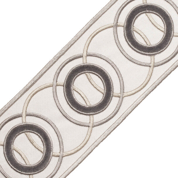 Chevallerie Appliqué Border - Argent