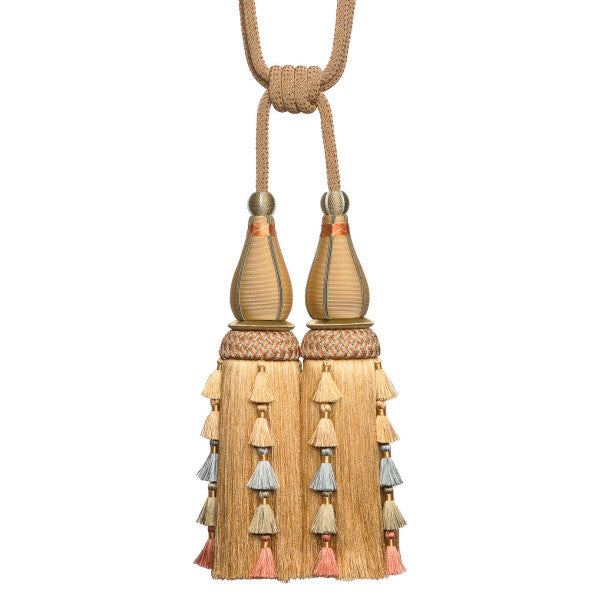 Chevallerie Double Tassel Tieback - Marzipan