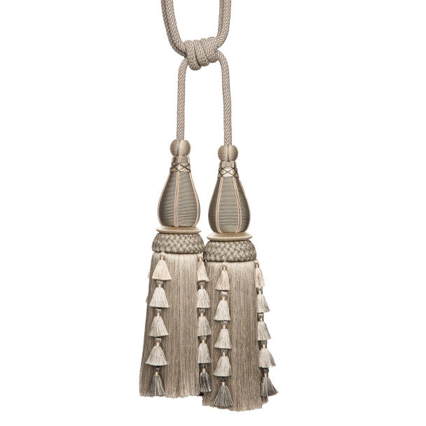 Chevallerie Double Tassel Tieback - Argent