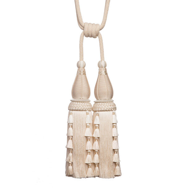 Chevallerie Double Tassel Tieback - Cre'me